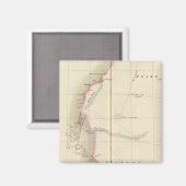 Westerne Sahara , Afrika 12 Magneet (Voorkant / Achterkant)