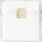 Westerne Sahara , Afrika 12 Vierkante Sticker (Tas)