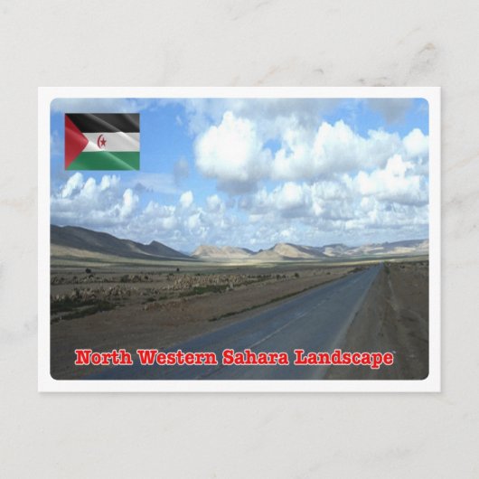 Westerne Sahara - Briefkaart (Voorkant)