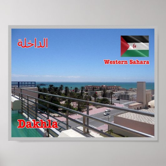 Westerne Sahara - Dakhla - Poster (Voorkant)