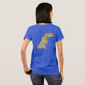 Westerne Sahara Flag en Kaart dk T-Shirt (Achterkant volledig)