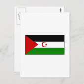 Westerne Sahara FLAG International Briefkaart (Voorkant / Achterkant)
