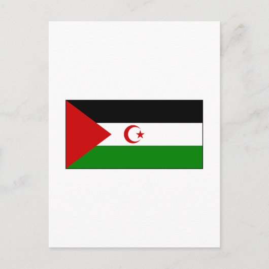 Westerne Sahara FLAG International Briefkaart (Voorkant)