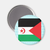 Westerne Sahara Hoogwaardige vlag Magneet (Voorkant / Achterkant)