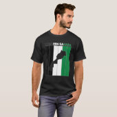 Westerne Sahara landgrenzen T-shirt (Voorkant volledig)