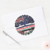 Westerne Sahara Sahara Australië - boom Ronde Sticker (Envelop)