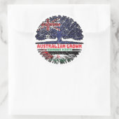 Westerne Sahara Sahara Australië - boom Ronde Sticker (Tas)