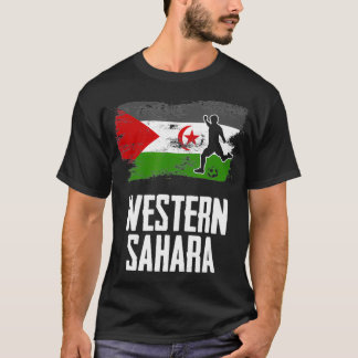 Westerne Sahara-vlag Jersey Polisario Soccer Team  T-shirt