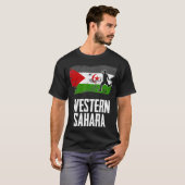Westerne Sahara-vlag Jersey Polisario Soccer Team  T-shirt (Voorkant volledig)