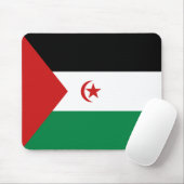 Westerne Sahara-vlag Mousepad Muismat (Met muis)