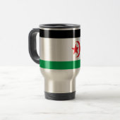 Westerne Sahara-vlag Reisbeker (Voorkant links)