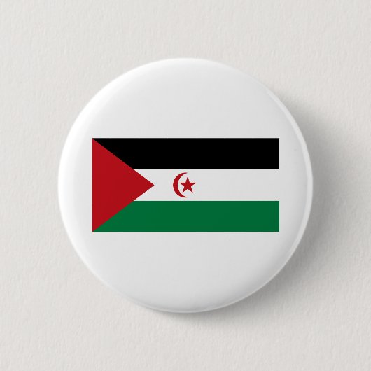 Westerne Sahara-vlag Ronde Button 5,7 Cm (Voorkant)