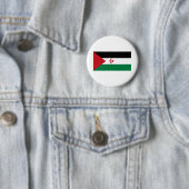 Westerne Sahara-vlag Ronde Button 5,7 Cm (In situ)