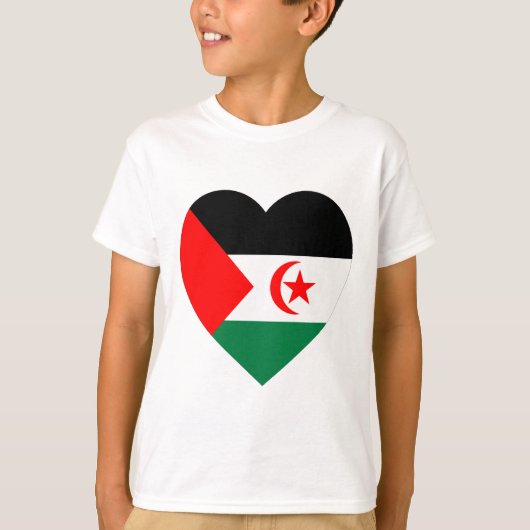 Westerne Sahara-vlag T-shirt (Voorkant)