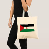 Westerne Sahara-vlag Tote Bag (Voorkant (product))