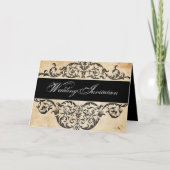 Westerne salon bruiloft met scrollers uit het bijt (Voorkant)