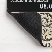 Westerne salon bruiloft met scrollers uit het bijt muismat (Hoek)