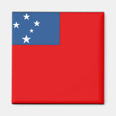 Westerne Samoa-vlag Magneet (Voorkant)