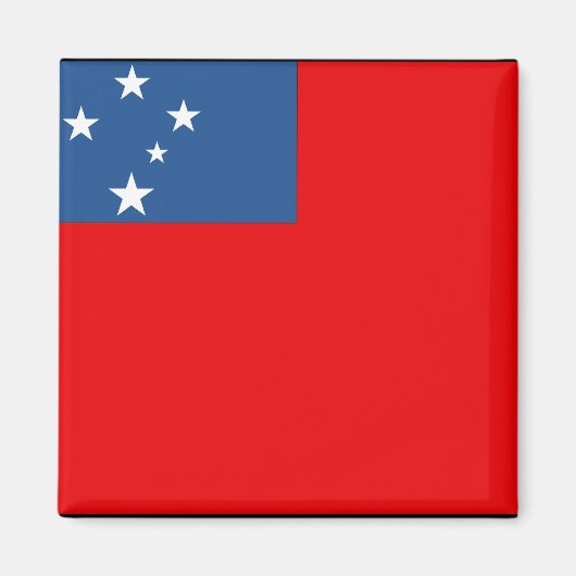 Westerne Samoa-vlag Magneet (Voorkant)