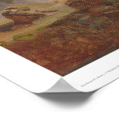 Westerne scène met Indiaas kamp (1275) Poster (Hoek)