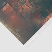 Westerne scène sterren stripes decoupage tissuepapier (Detail)