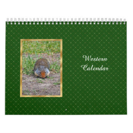 Westerne scènes Gold Kalender