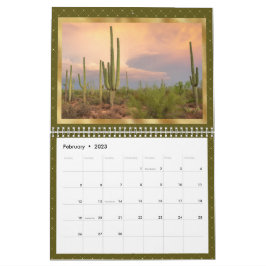 Westerne scènes Gold Kalender