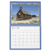 Westerne scènes Gold Kalender (Mar 2026)