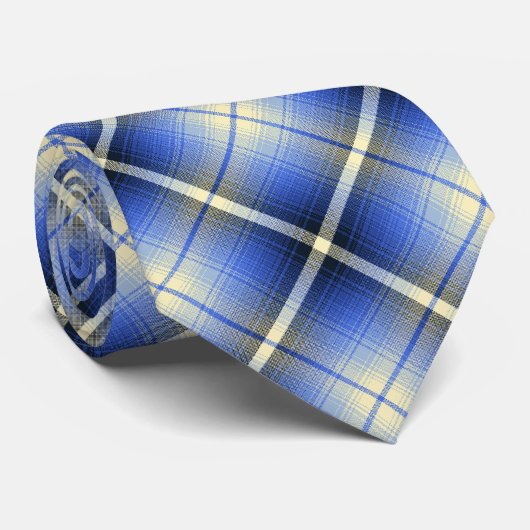 Westerne Schaduw-palingmarine en koninklijke tweez Stropdas (Opgerold)