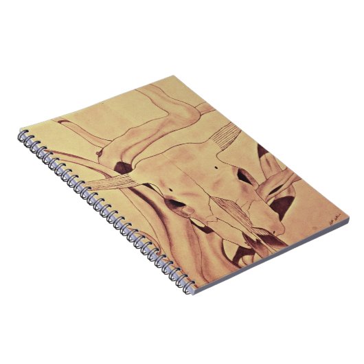 Westerne schedel notitieboek (Rechterzijde)