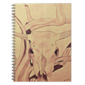 Westerne schedel notitieboek (Voorkant)