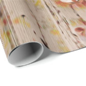 Westerne  schil Bruine Roestboog Cadeaupapier (Rol Hoek)