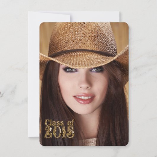 Westerne scriptklasse van Afstuderen 2015 Kaart (Voorkant)