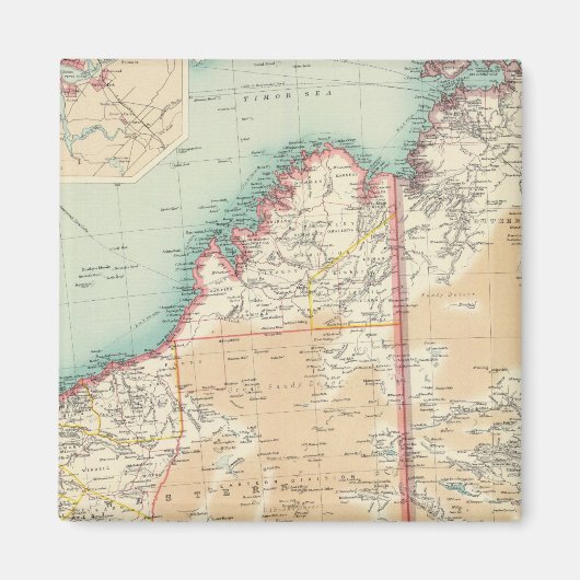 Westerne sectie Australië Magneet (Voorkant)