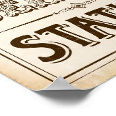  Westerne SELFIE STATION Sign Print (Hoek)