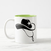 Westerne Sheriff Pet Tweekleurige Koffiemok (Links)