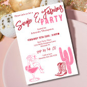 Westerne Single en Fabulous Galentine's Day Party Kaart