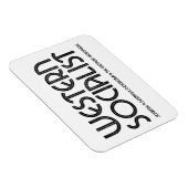 Westerne Socialistische witte magneet (Rechterzijde)