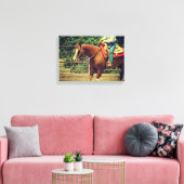 Westerne sorrel canvas afdruk (Insitu (Woonkamer))