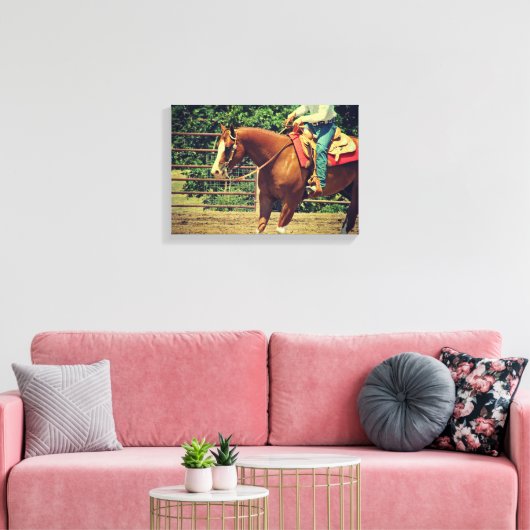 Westerne sorrel canvas afdruk (Insitu (Woonkamer))