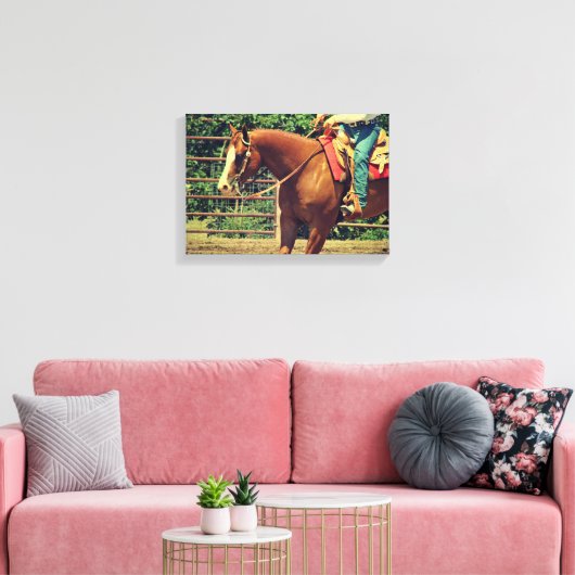 Westerne sorrel canvas afdruk (Insitu (Woonkamer))