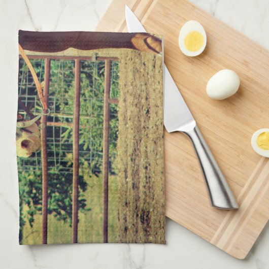 Westerne sorrel theedoek (Quarter Fold)