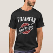Westerne spoorweg in Chicago en Noord-Amerika T-shirt (Voorkant)