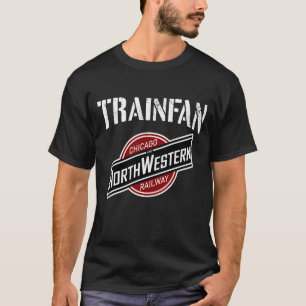 Westerne spoorweg in Chicago en Noord-Amerika T-shirt