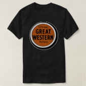 Westerne spoorweg T-shirt (Design voorkant)