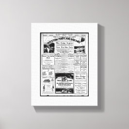 Westerne spoorwegtoerismedienst Maryland Canvas Afdruk