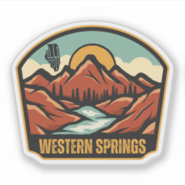 Westerne Springs, Illinois Sticker
