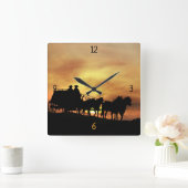 Westerne staatscoach vierkante klok (Huis)