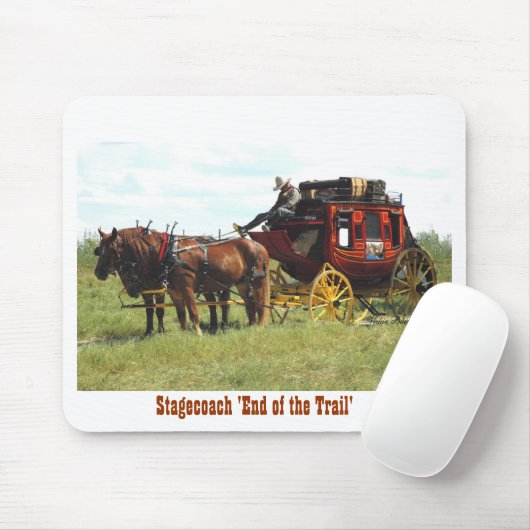 Westerne Stagecoach Muismat (Met muis)