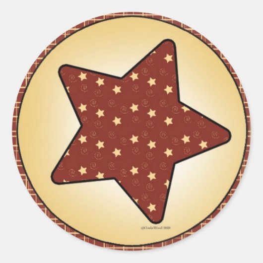 Westerne Star Sticker (Voorkant)